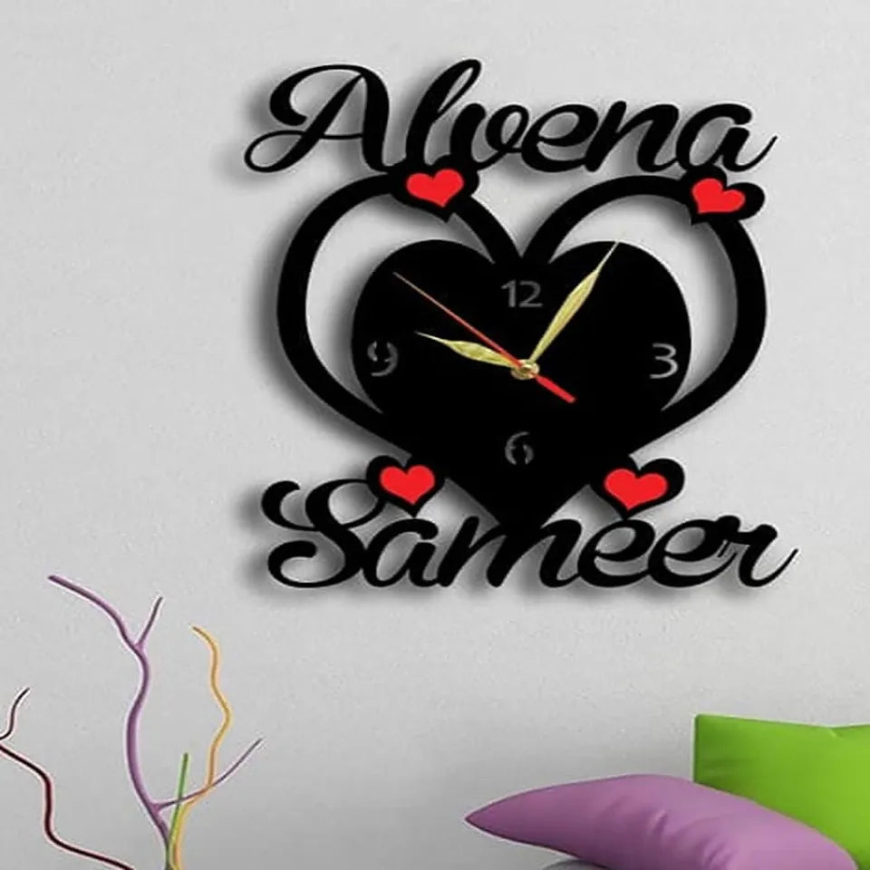 Custom Name Wall Clocks