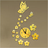 Acrylic butterfly clock
