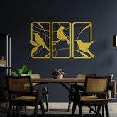 (Set of 3) Birds Tree Branch Wall Decor