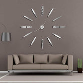 DIY bullet big size acrylic wall clocks
