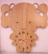 Doll Shape Wall Clock for Kids Room