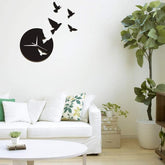Flying birds wall clock