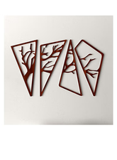 Geometric Tree wall art decor