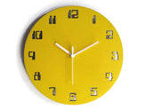 Modern wall clock digital words