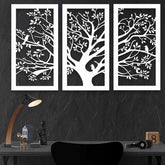 Set of 3 Modern Tree wall art design