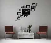 Square Blocks DIY Wall Clock