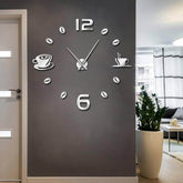 Tea and coffee kitchen wall clock