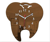 Tooth Shape Dental Office Clock