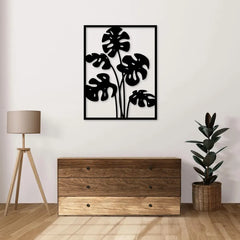 Elephant Palm Leaf On Room Wall