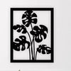 Elephant Palm Leaf On Room Wall