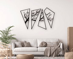 Geometric Tree Wall Art Decor