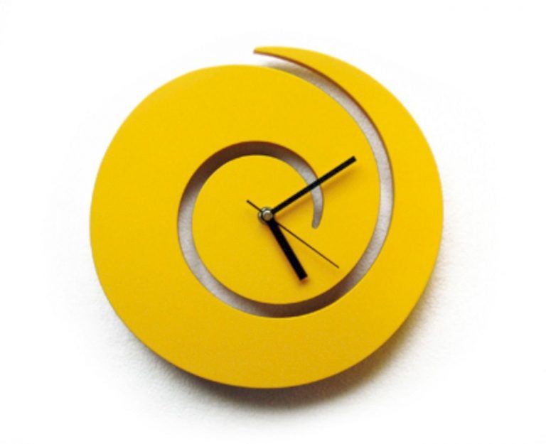 Glowforge unique wall clock