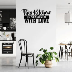 Kitchen Quote Black and Beautiful