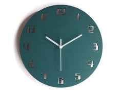 Modern Wall Clock Digital Words
