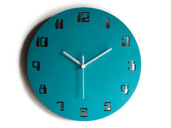 Modern Wall Clock Digital Words