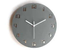 Modern Wall Clock Digital Words