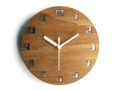 Modern Wall Clock Digital Words