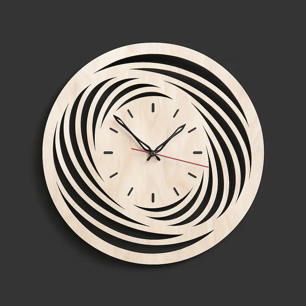 Round 3D Modern Wall Clock