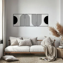 (Set of 3) Geometric U Shape Wall Decor