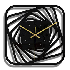 square-3D-modern-wall-clock
