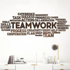 Teamwork Wall Decor For Office