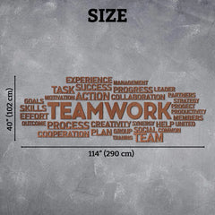 Teamwork Wall Decor For Office