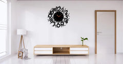 Abstract Number Wall Clock Round