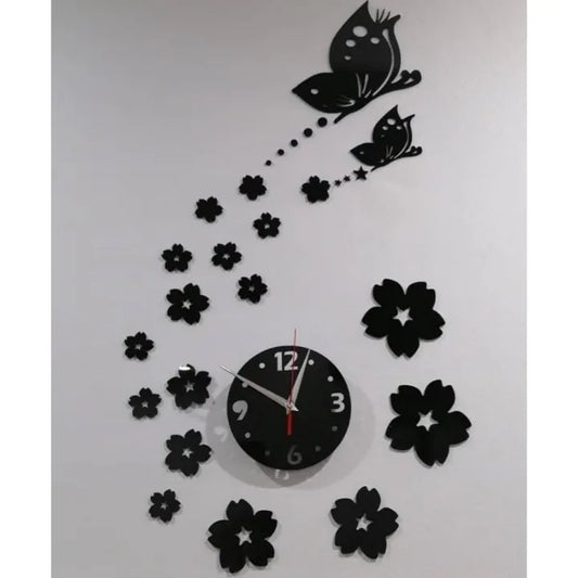 Acrylic Butterfly clock