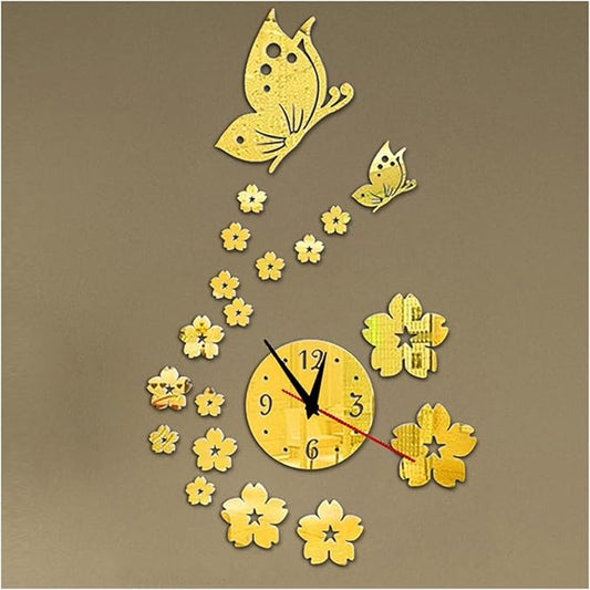 Acrylic Butterfly clock