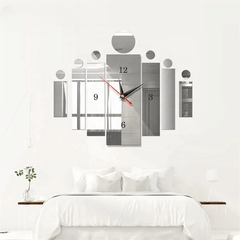 Acrylic Golden Long Clock