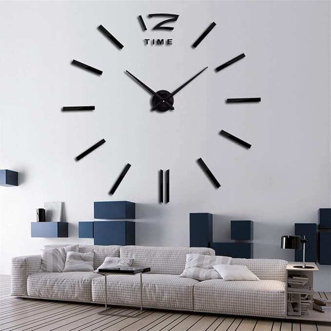 Big Round Bullet wall clock