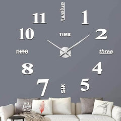 Big Round Words Wall Clock