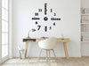 Big Round Words Wall Clock