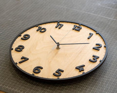 Classic Round Wooden Wall Clock