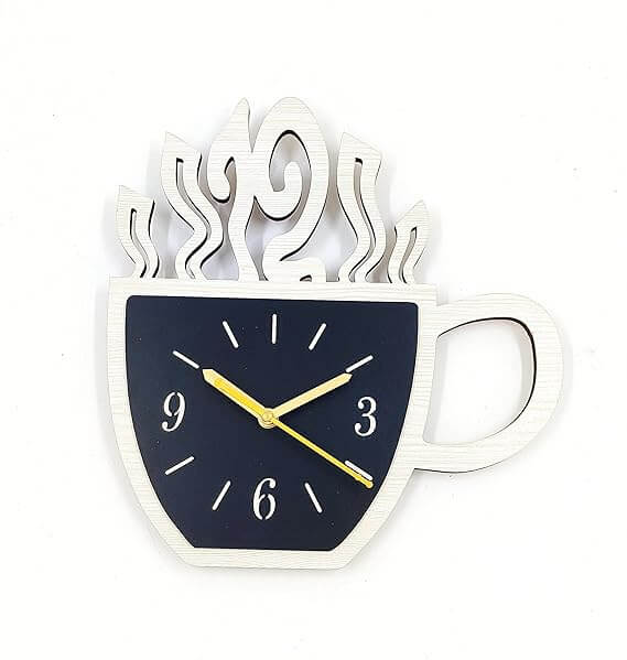 Coffee mug wall clock
