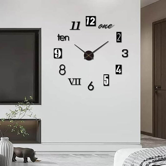 DIY Wall Clock With 12 Inches Needles
