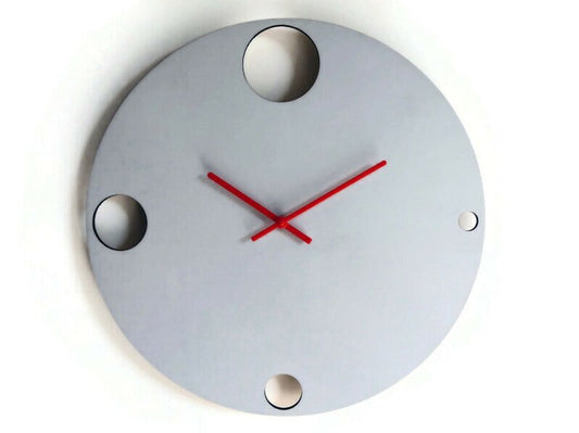 Dark Walnut Wooden Wall Clock