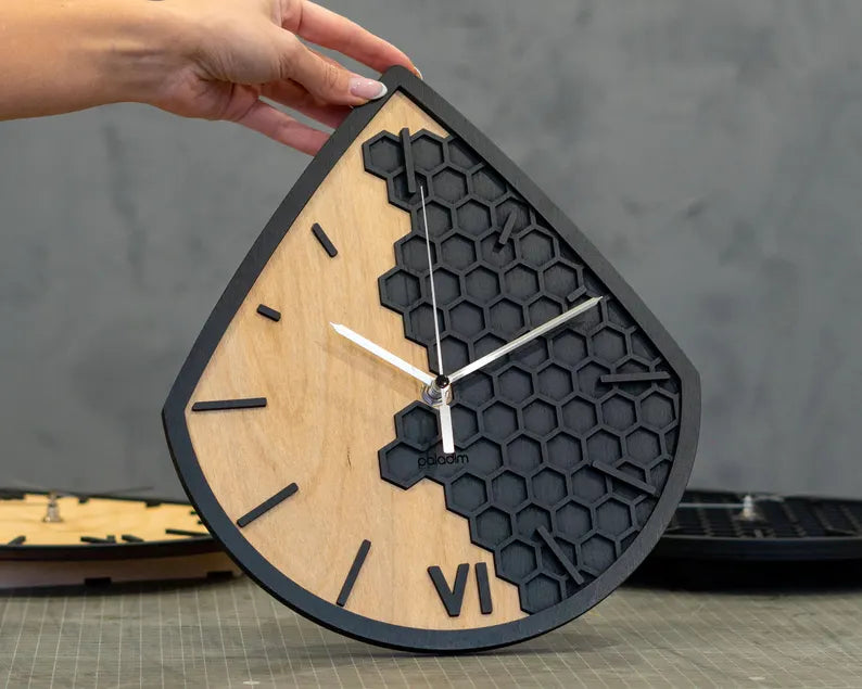 Eye Drop Honey Nest Wall Clock