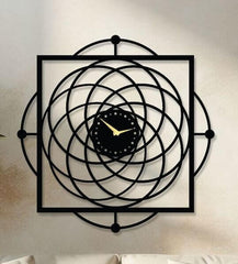Geometric modern wall clock
