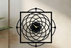 Geometric modern wall clock