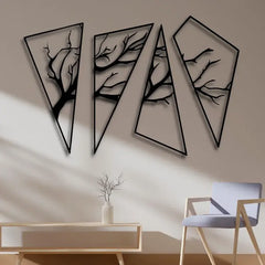 Geometric Tree Wall Art Decor