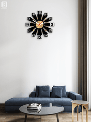 Glowforge wall rounded wall clock