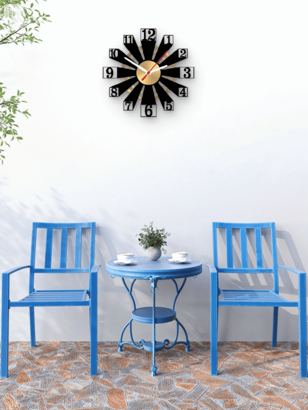 Glowforge wall rounded wall clock