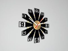 Glowforge wall Rounded Wall clock