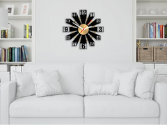 Glowforge wall Rounded Wall clock