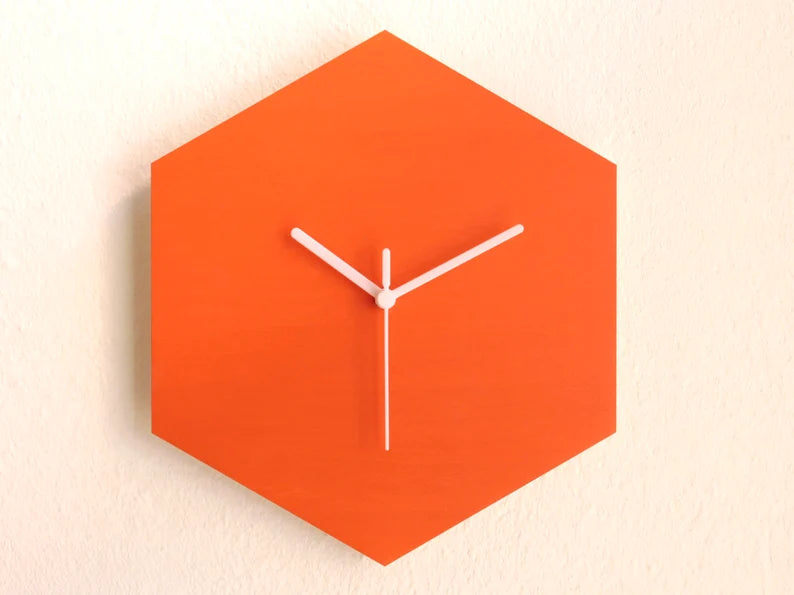 Hexagonal Silent Clock