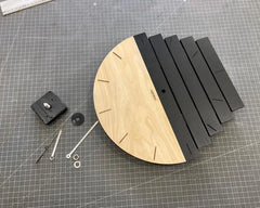 Industrial Component Wall Clock