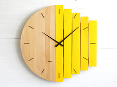 Industrial component wall clock