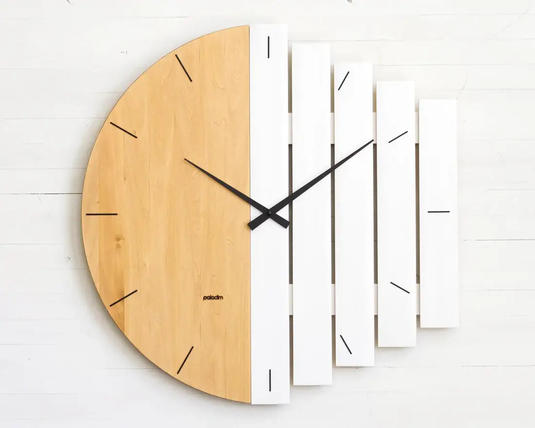 Industrial component wall clock