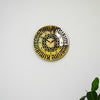 Kufi Kalma Round Acrylic Wall Clock
